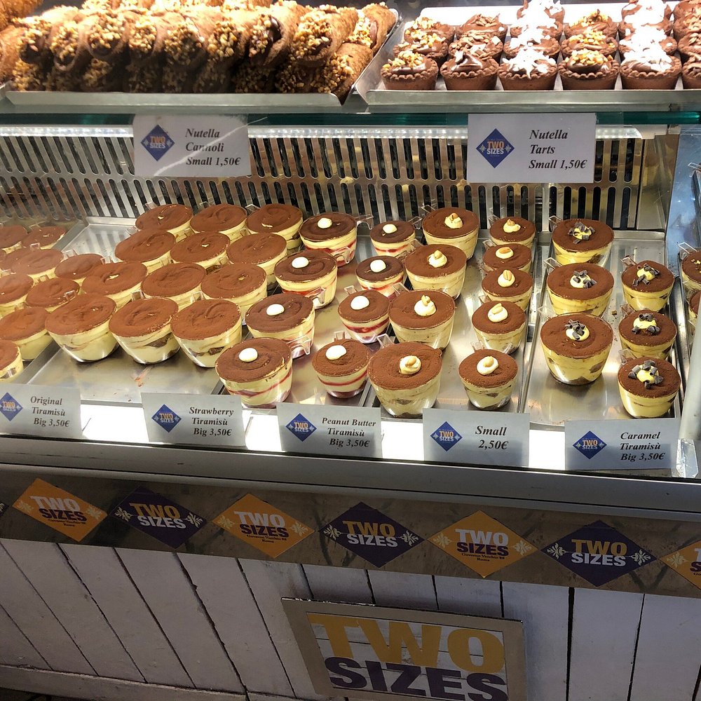 Two Sizes – The Best Tiramisu in Rome (and the Queue is Worth It) 5
