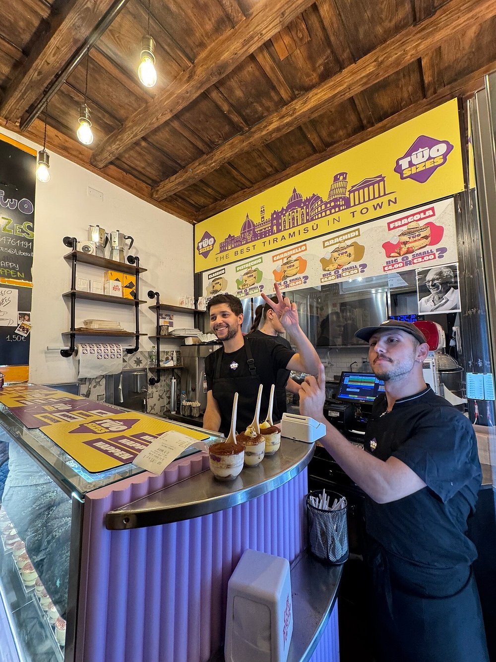 Two Sizes – The Best Tiramisu in Rome (and the Queue is Worth It) 3